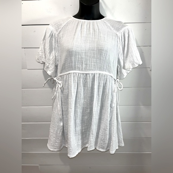 FRED – White Reversible Tunic Dress One Size - Picture 1 of 9